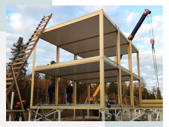 Строительство модульных здания Алейск