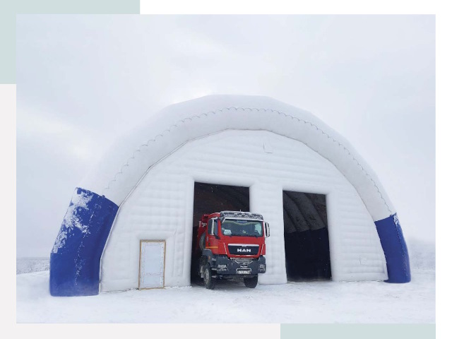 Мобильные ангары в Алейске