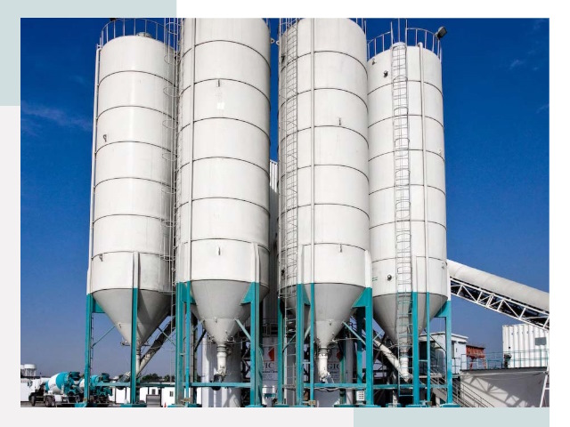 Строительство цементных силосов в Алейске
