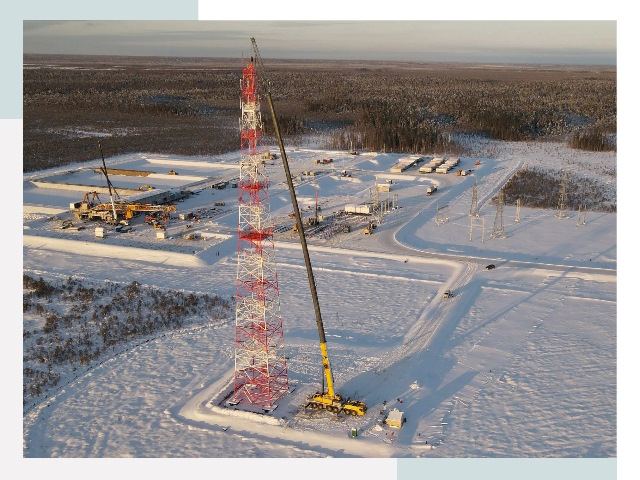 Мачты связи в Алейске