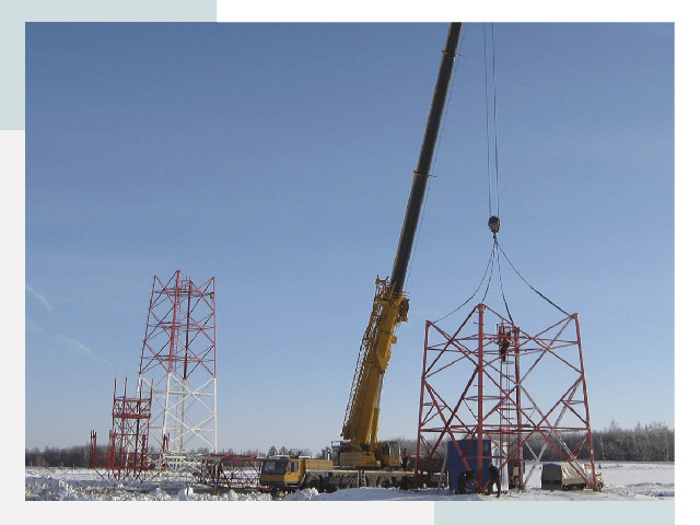 Монтаж вышек связи в Алейске