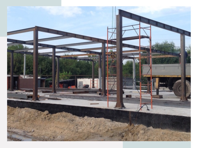 Фундамент для ангаров в Алейске