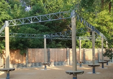 Терраса из металлоконструкций под ключ, проектирование, изготовление и монтаж от СтальСтрой-Лук